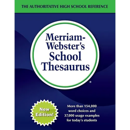 Merriam-Webster's School Thesaurus - Hardcover