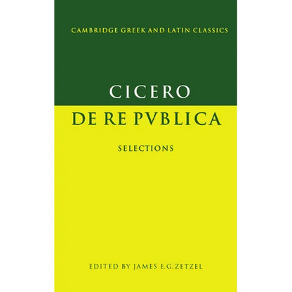 Cicero: de Re Publica: Selections - Paperback