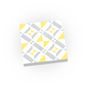 Yellow, Gray & White Tile for Floor & Wall - Custom Printed - Made with LEGO®