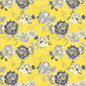 Yellow Verona Fiori Cotton 44/45 Fabric Per Yard