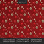 Christmas Pattern Scrapbook Paper Pad 8x8 Decorative Scrapbooking Kit for Cardmaking Gifts, DIY Crafts, Printmaking, Papercrafts, Red and Gold Designe - Paperback