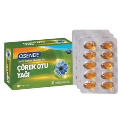 Osende Black Seed Oil Supplement - 30 Cold Pressed Capsules - Essential Fatty Acids & Natural Dietary Support