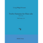 Telemann Twelve Fantasias for flute solo without bass (MDB Urtext) - Paperback