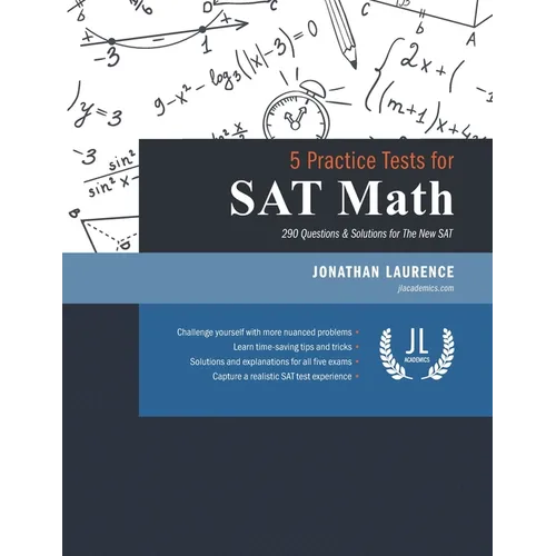 5 Practice Tests for SAT Math - Paperback
