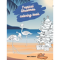 Tropical Christmas Coloring Book MAV STUDIO: An Adults and Teenagers Coloring Book with Tropical Scenes for Relaxation - Paperback