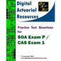 Practice Test Questions For SOA Exam P / CAS Exam 1 - Paperback