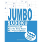 Jumbo Sudoku: 1200 Puzzles with 4 Levels. - Paperback