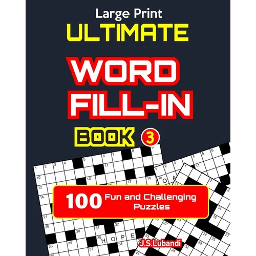 Ultimate WORD FILL-IN Book 3 - Paperback