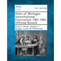 State of Michigan Constitutional Convention 1961-1962 Official Record - Paperback