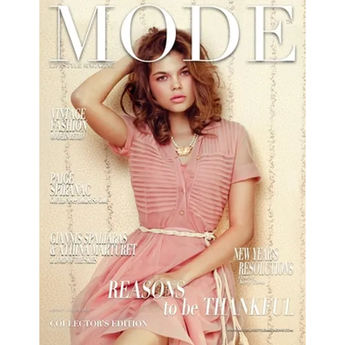 Mode Lifestyle Magazine - Reasons to be Thankful: Collector's Edition - Vintage Fashion Cover - Paperback