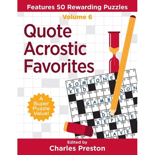 Quote Acrostic Favorites: Features 50 Rewarding Puzzles - Paperback