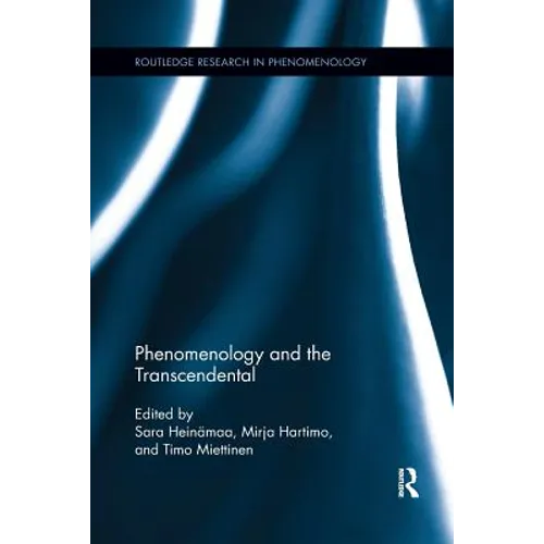 Phenomenology and the Transcendental - Paperback