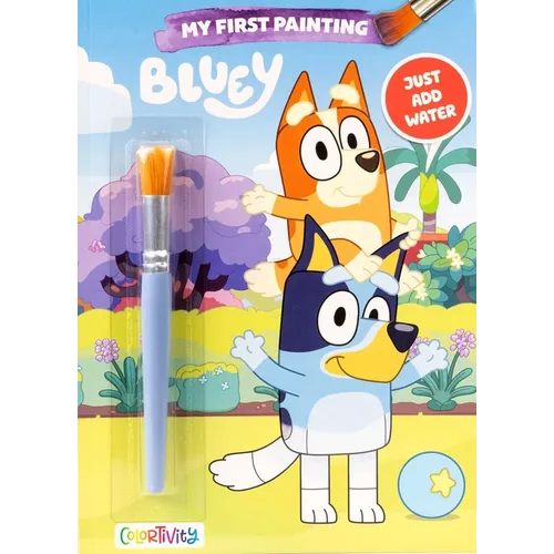 Bluey Colortivity: My First Painting - Paperback