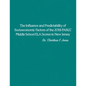 The Influence and Predictability of Socioeconomic Factors of the 2018 PARCC Middle School ELA Scores in New Jersey - Paperback