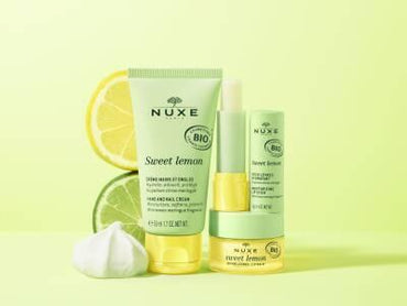 Nuxe Sweet Lemon Hand & Nail Cream: Intensely Moisturizing, Vegan Formula for Soft, Supple Hands - Natural Lemon Scent, 1.69 fl oz