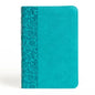 NASB Large Print Compact Reference Bible, Teal Leathertouch - Imitation Leather