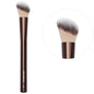 Real Techniques - Angled Stippling Brush for Liquid Blush - Cruelty-Free Makeup Tool with Synthetic Bristles