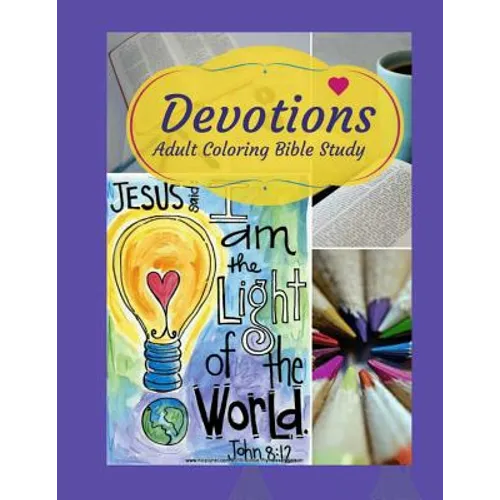 Adult Coloring Bible Study: Devotions - Paperback