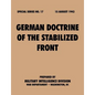 German Doctrine of the Stabilized Front (Special Series, no. 17) - Paperback