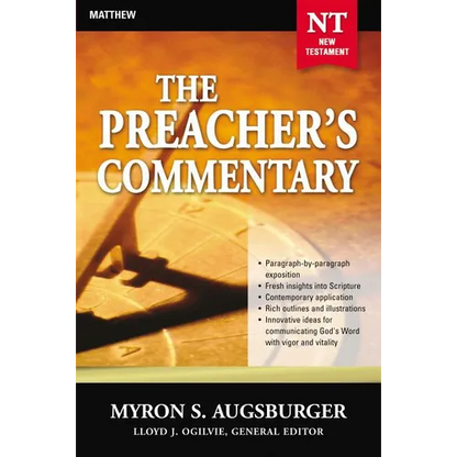 The Preacher's Commentary - Vol. 24: Matthew: 24 - Paperback