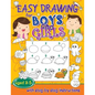 Easy drawing for boys and girls aged 3-5: with step by step instructions - Paperback