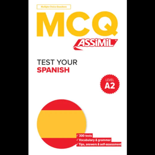 Qcm 300 Spanish Tests A2 (Espagnol Pour Anglais): (test Your Spanish--Level A2) - Paperback