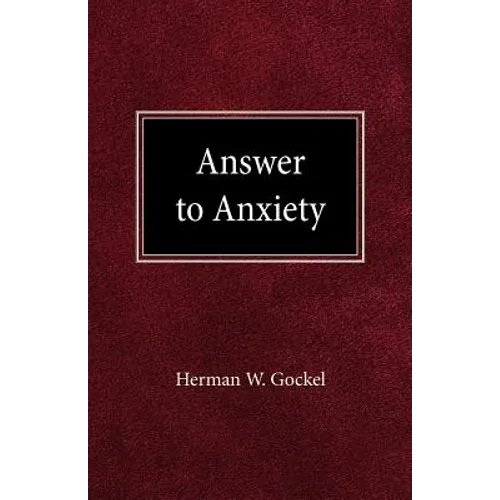 Answer to Anxiety - Paperback