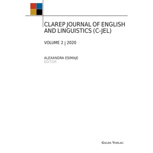 Clarep Journal of English and Linguistics (C-Jel): Vol. 2 - Paperback