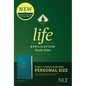 NLT Life Application Study Bible, Third Edition, Personal Size (Leatherlike, Teal Blue) - Imitation Leather