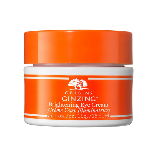 Ginzing Vitamin C Eye Cream - Brighten & Depuff Under-Eye Area, Vegan & Gluten-Free Skincare