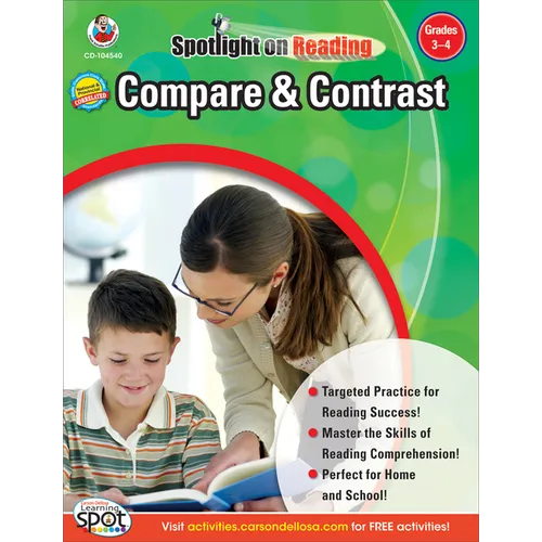 Compare & Contrast, Grades 3 - 4 - Paperback