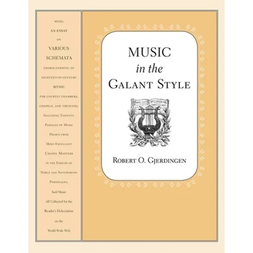 Music in the Galant Style - Paperback