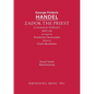 Zadok the Priest, HWV 258: Vocal score - Paperback
