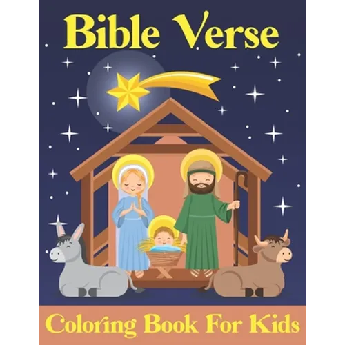 Bible Verse Coloring Book for kids: Bible Verses About Jesus and Large Print (volume 5) - Paperback