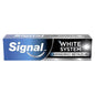 Signal White System Whitening Toothpaste: Natural Mineral & Active Carbon, Gentle Stain Removal, Fresh Mint - 75ml