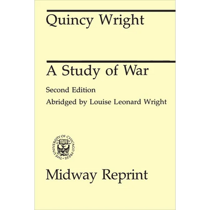 A Study of War - Paperback