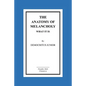 The Anatomy Of Melancholy What It Is - Paperback