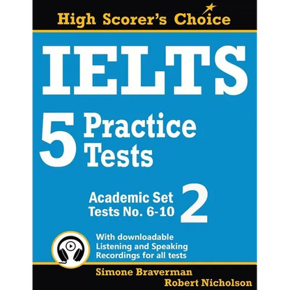 IELTS 5 Practice Tests, Academic Set 2: Tests No. 6-10 - Paperback