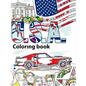 USA Coloring Book: Adult Colouring Fun, Stress Relief Relaxation and Escape - Paperback