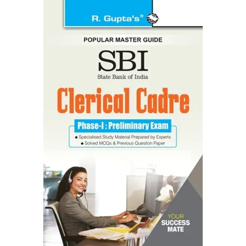 Sbi: Clerical Cadre (Junior Associates) Phase-I Preliminary Exam Guide - Paperback