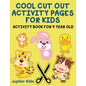 Cool Cut Out Activity Pages For Kids: Activity Book For 4 Year Old - Paperback