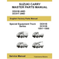 Suzuki Carry Truck Special Equipment Master Parts Manual DD51B DC51C - Paperback