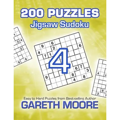 Jigsaw Sudoku 4: 200 Puzzles - Paperback
