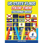 US State Flags - Color Them: Coloring Book 6 Year Old - Paperback