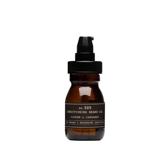 Depot No. 505 Conditioning Beard Oil Ginger & Cardamom - 30ml Natural Beard Care for Men