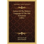 Syntax Of The Hebrew Language Of The Old Testament (1891) - Paperback