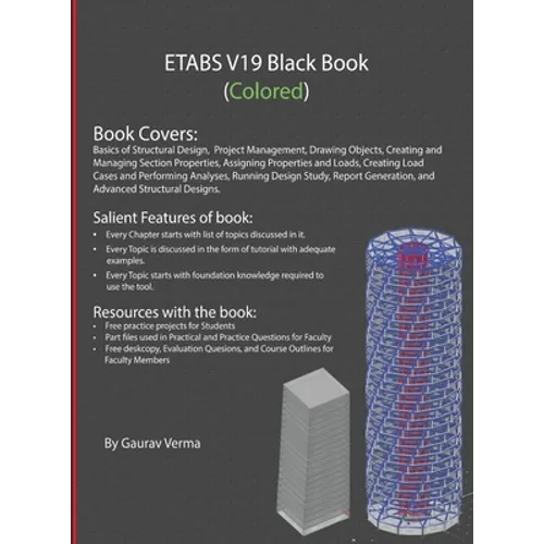 ETABS V19 Black Book (Colored) - Hardcover