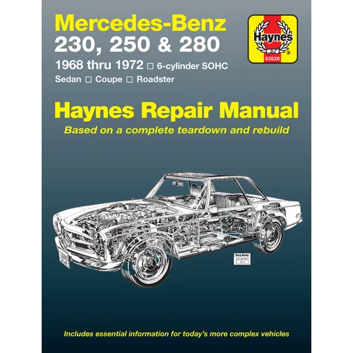 Mercedes-Benz 230, 250 & 280 1968-72 - Paperback