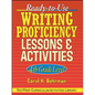 Ready-To-Use Writing Proficiency Lessons and Activities: 4th Grade Level - Paperback