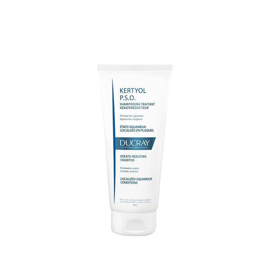 Ducray Kertyol P.S.O. Anti-dandruff Shampoo for Scalp Psoriasis Treatment - 200ml, Dermatologically Tested for Flaking Relief